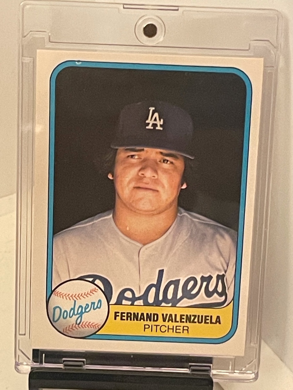 Fernando Valenzuela 1981 Fleer Baseball Rookie -LA Dodgers